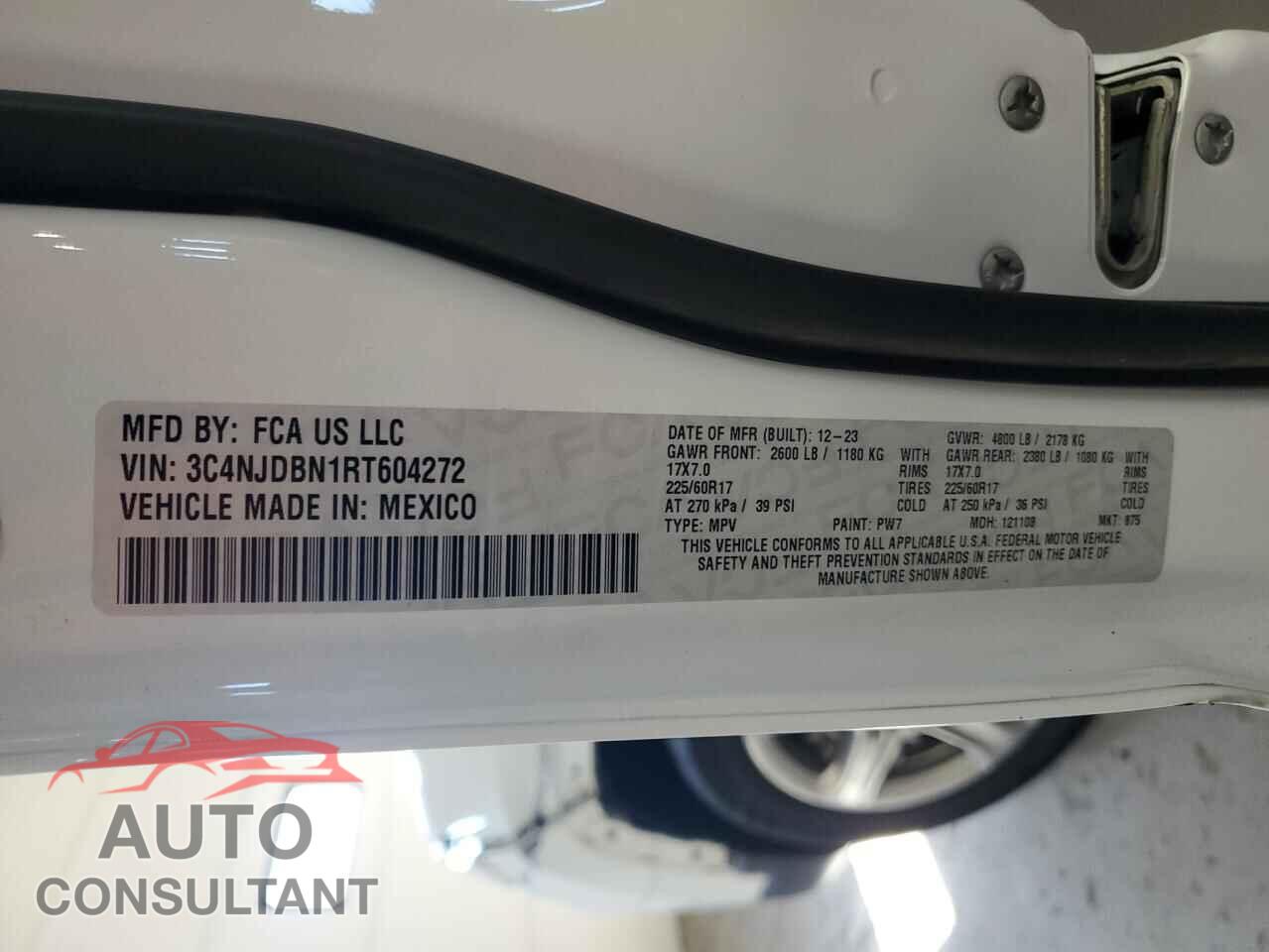 JEEP COMPASS 2024 - 3C4NJDBN1RT604272