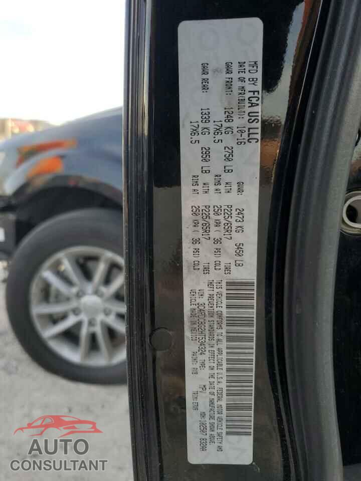 DODGE JOURNEY 2017 - 3C4PDCBG2HT534324