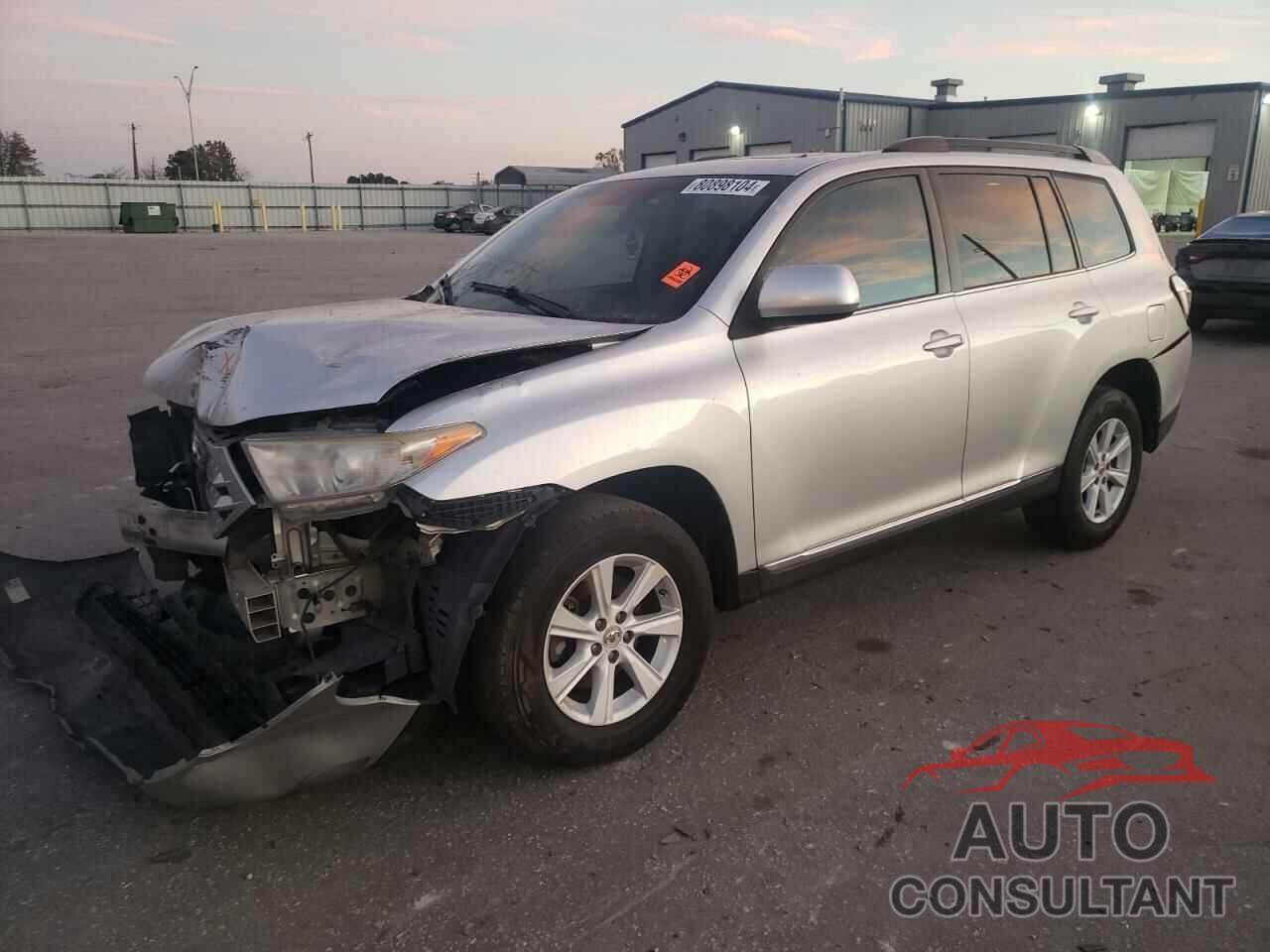 TOYOTA HIGHLANDER 2012 - 5TDBK3EH4CS138564