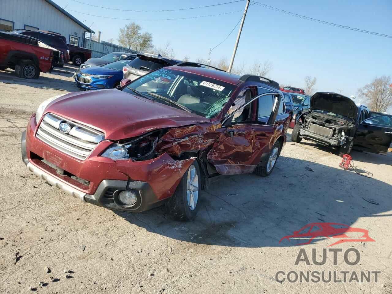 SUBARU OUTBACK 2014 - 4S4BRCMC6E3201679