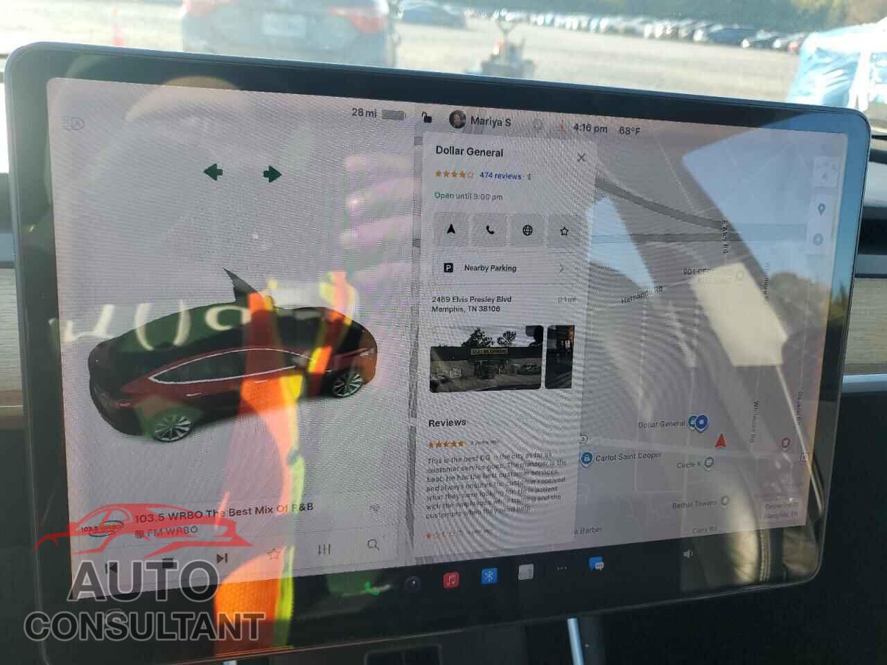 TESLA MODEL 3 2019 - 5YJ3E1EB4KF389499
