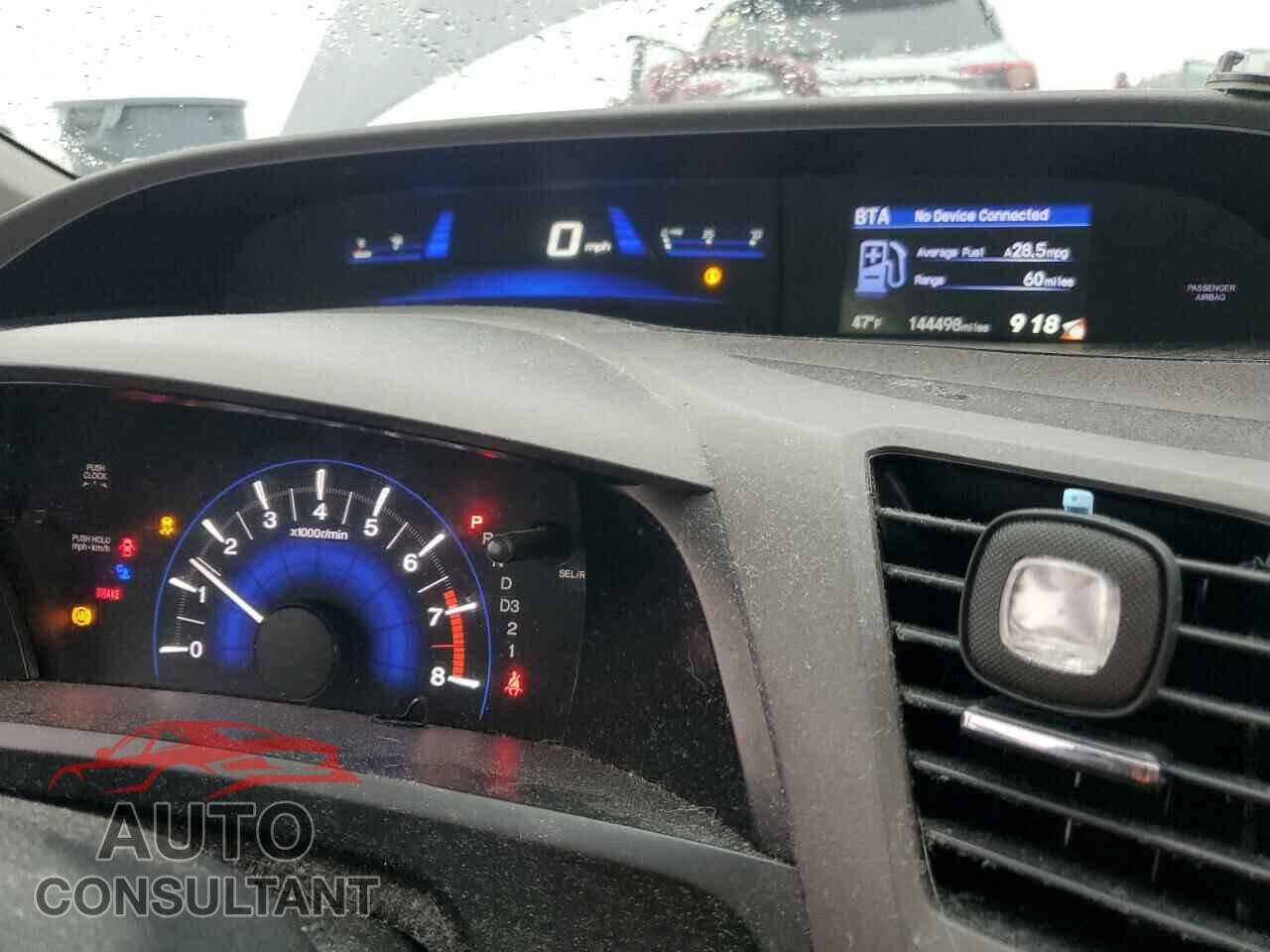 HONDA CIVIC 2012 - 19XFB2F81CE338547