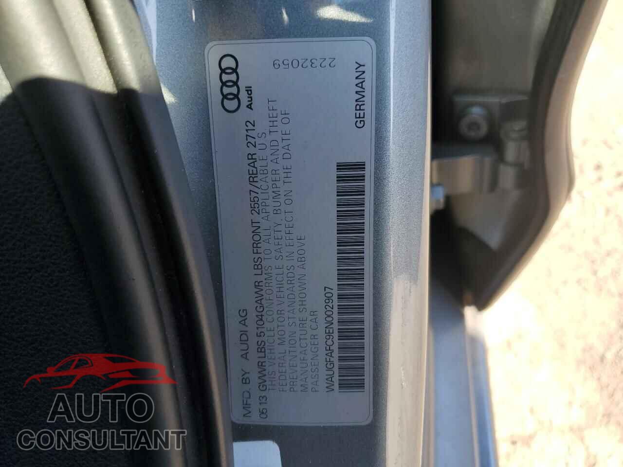 AUDI A6 2014 - WAUGFAFC9EN002907