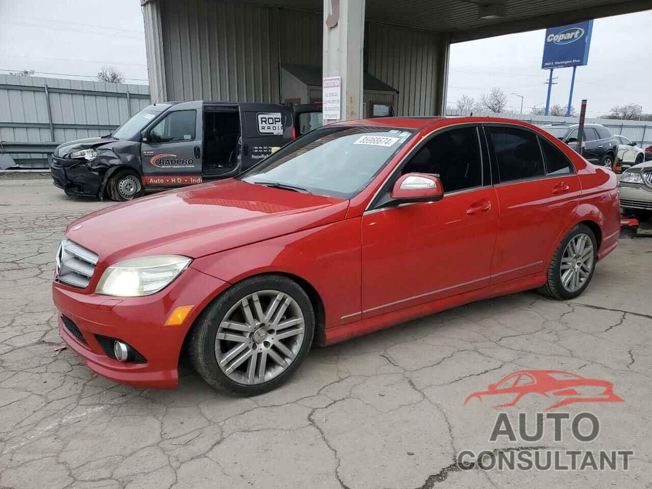 MERCEDES-BENZ C-CLASS 2009 - WDDGF81X09F228524