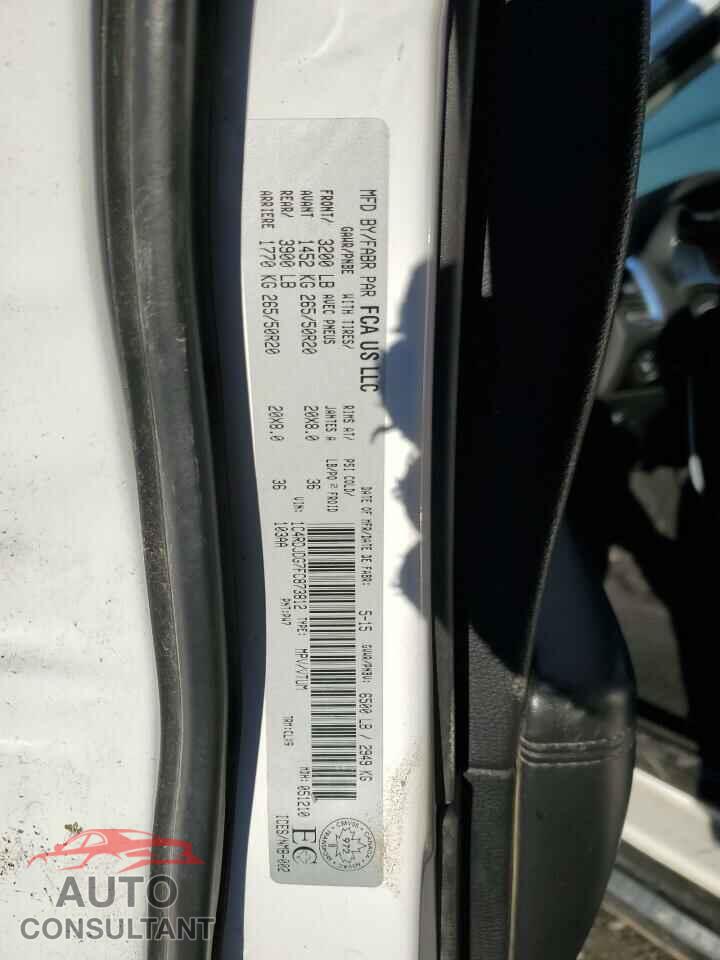 DODGE DURANGO 2015 - 1C4RDJDG7FC873812