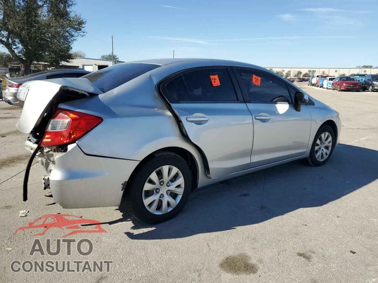 HONDA CIVIC 2012 - 19XFB2F57CE367444