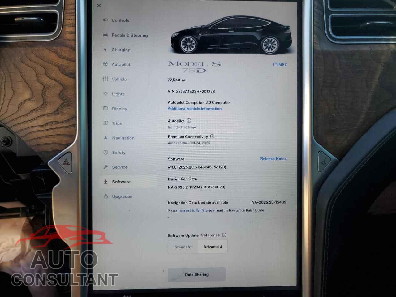 TESLA MODEL S 2017 - 5YJSA1E23HF201278