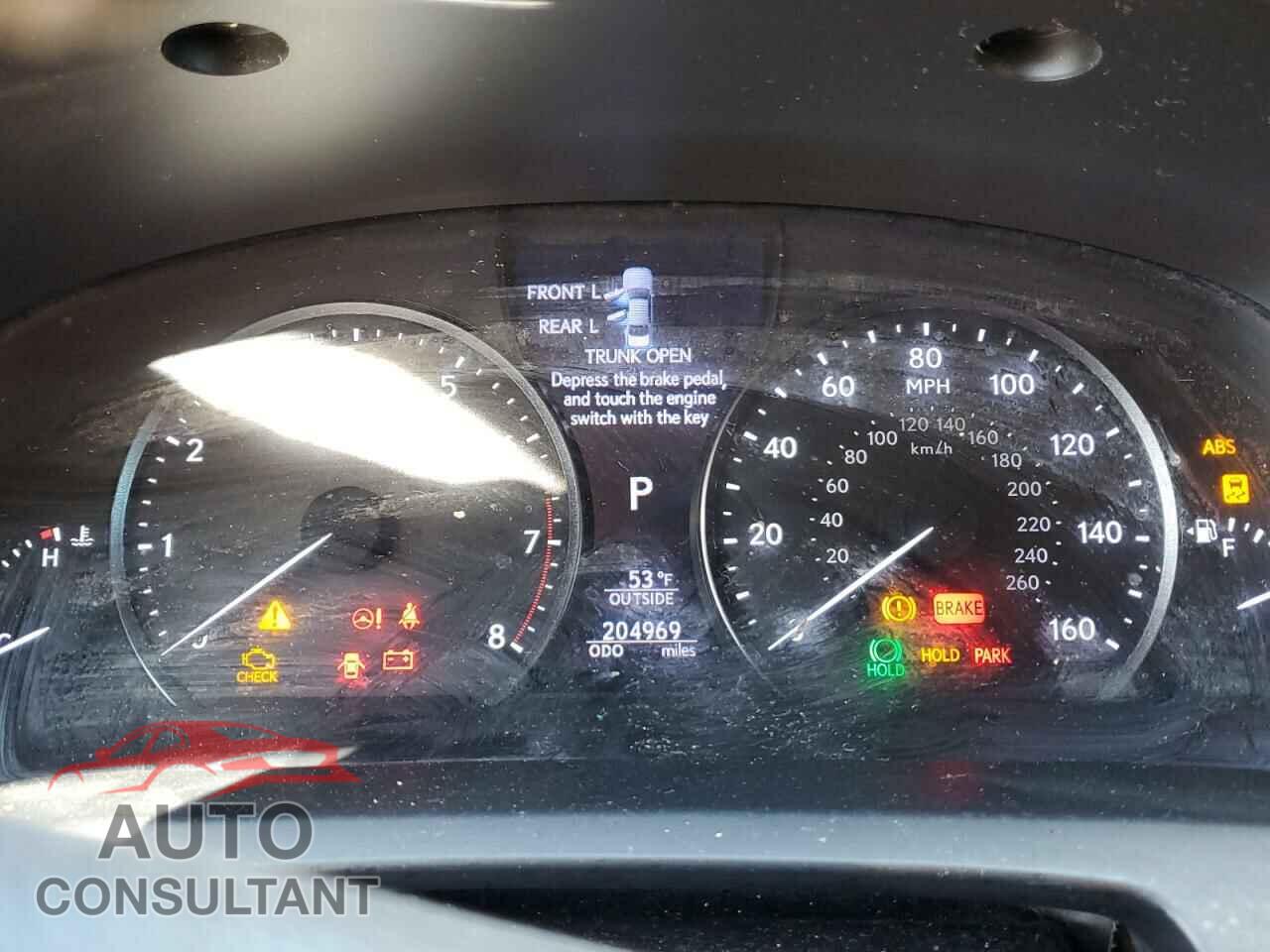 LEXUS LS460 2014 - JTHGL5EF3E5053199