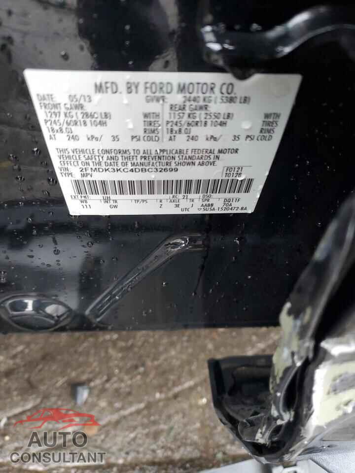 FORD EDGE 2013 - 2FMDK3KC4DBC32699