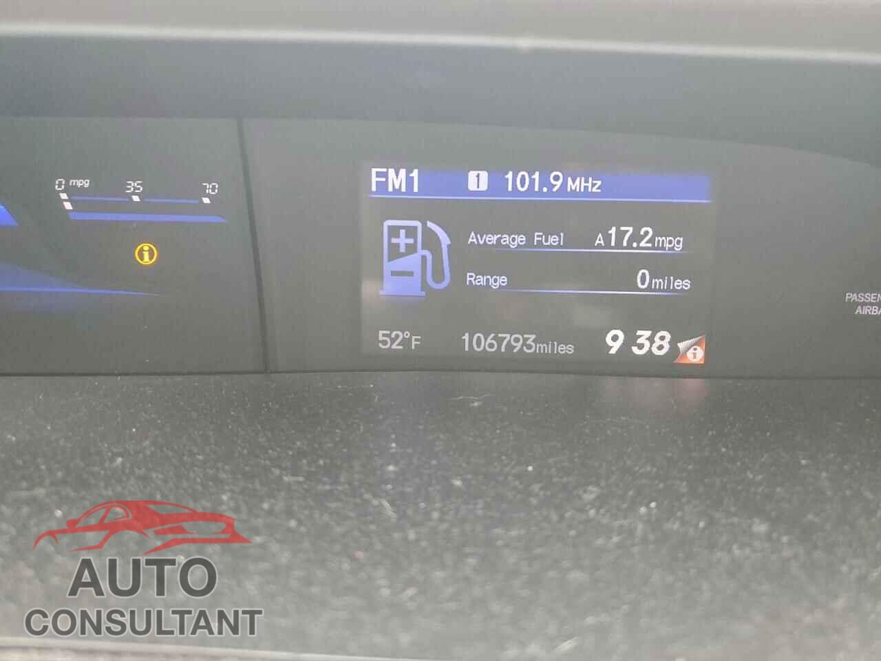 HONDA CIVIC 2012 - 19XFB2F84CE302206
