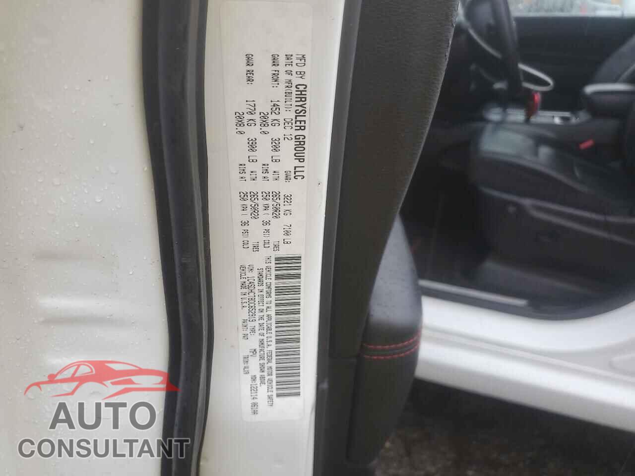DODGE DURANGO 2013 - 1C4SDHCT8DC652919
