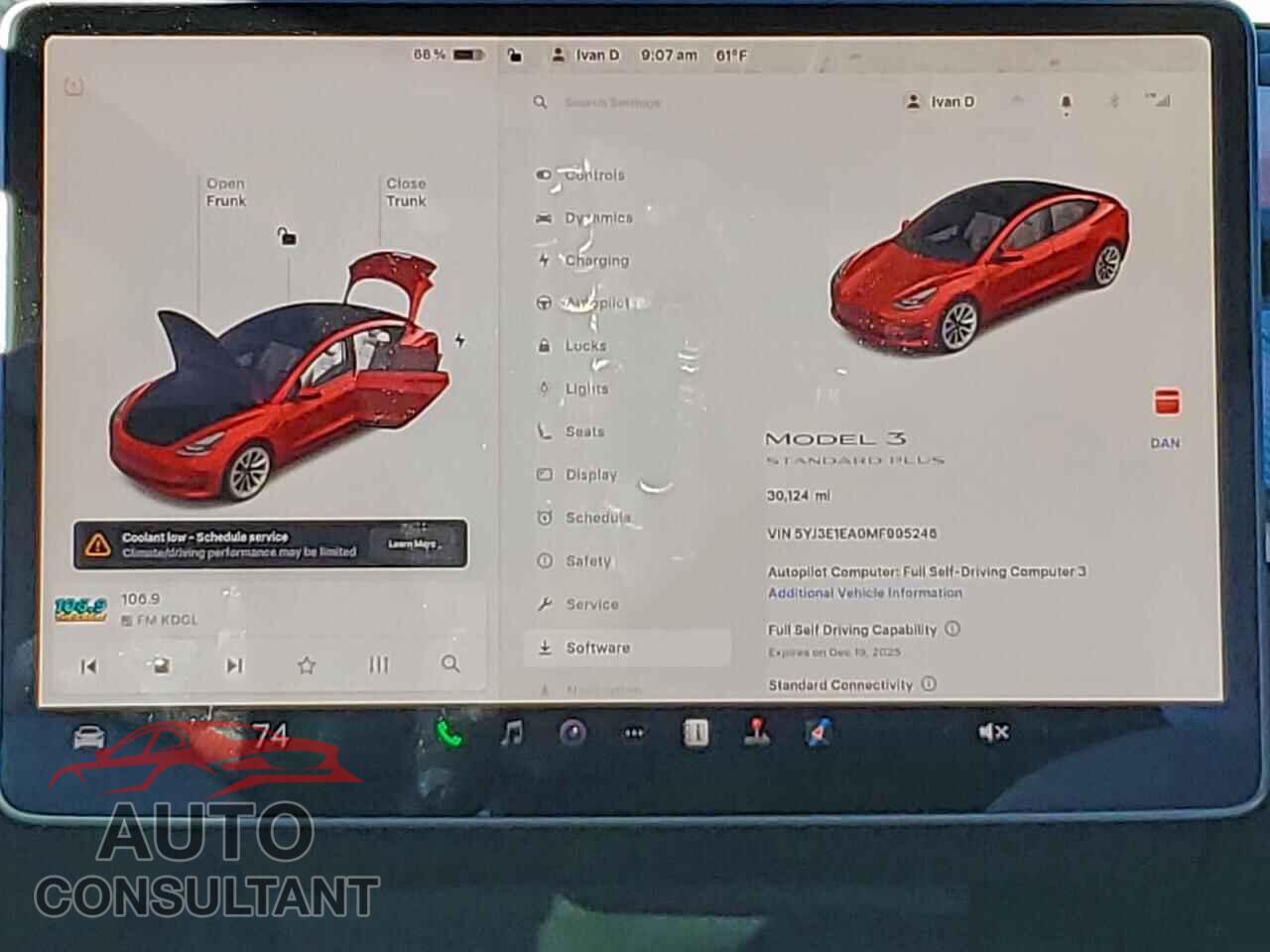 TESLA MODEL 3 2021 - 5YJ3E1EA0MF995246