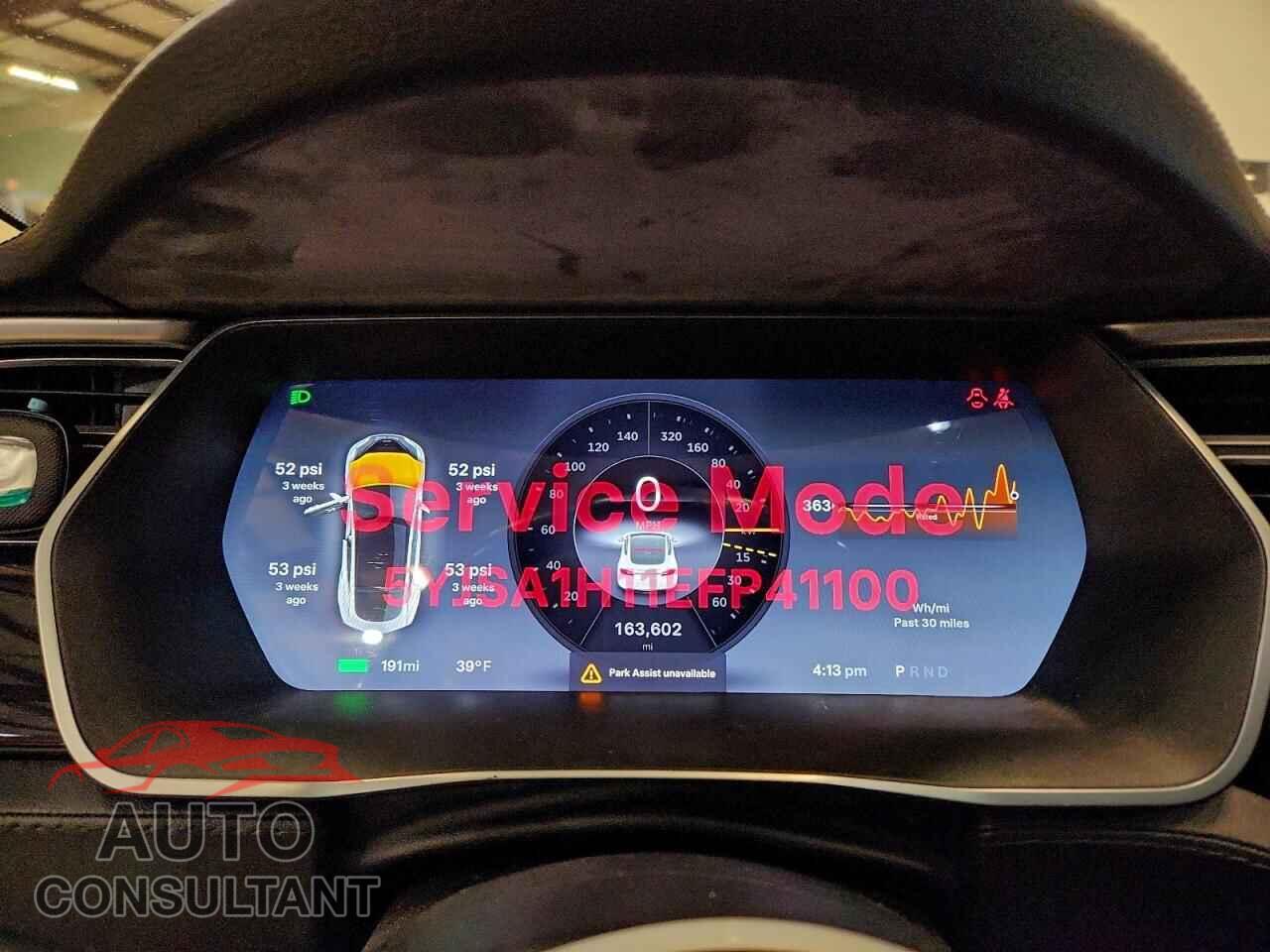 TESLA MODEL S 2014 - 5YJSA1H11EFP41100