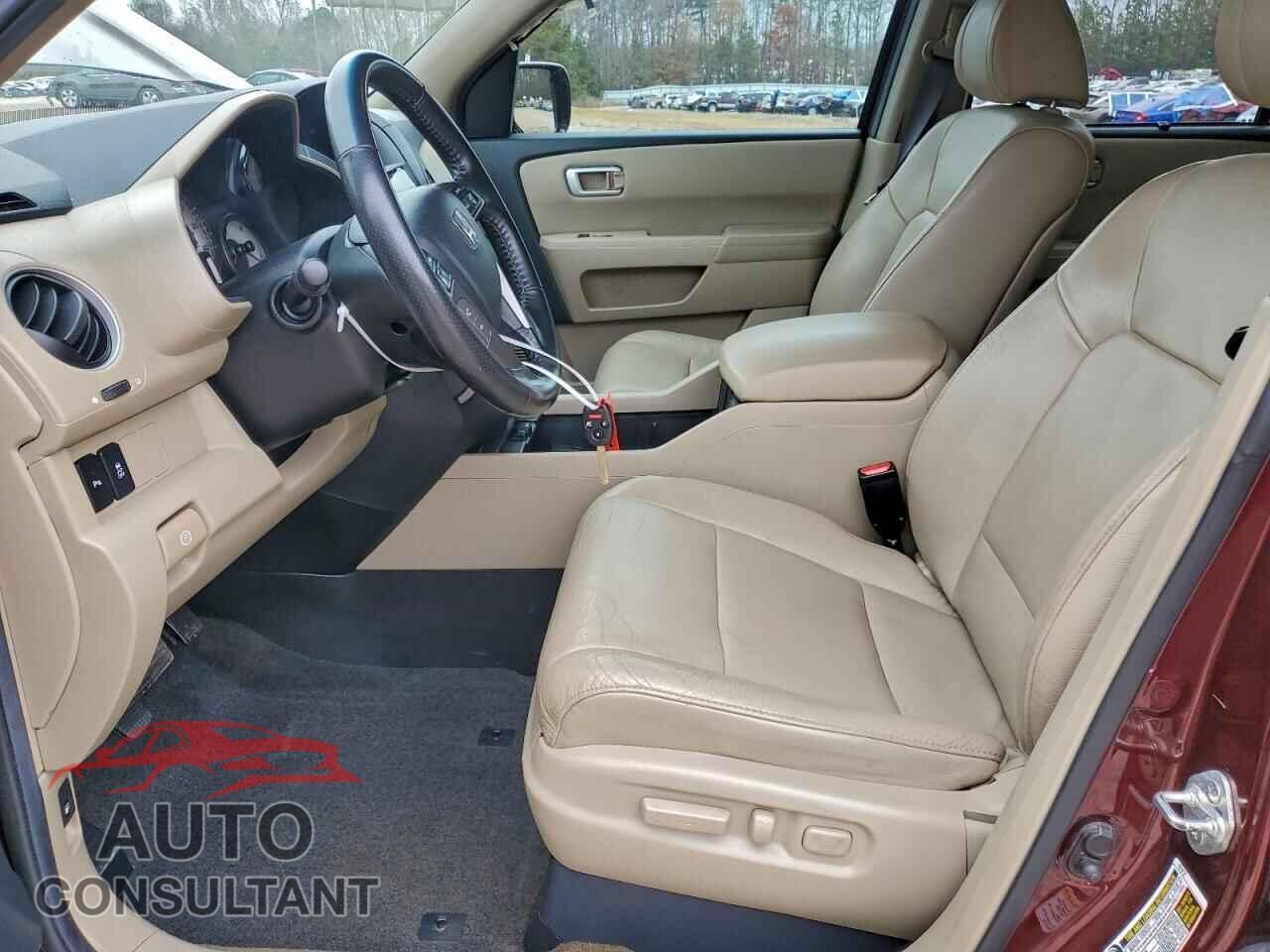 HONDA PILOT 2013 - 5FNYF3H91DB024580