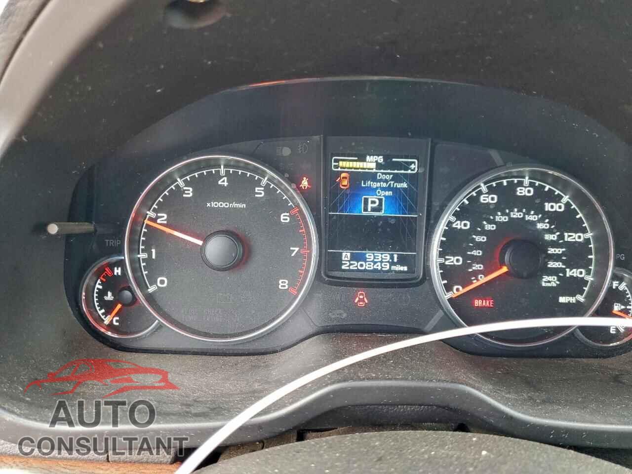 SUBARU OUTBACK 2014 - 4S4BRBLC0E3226606