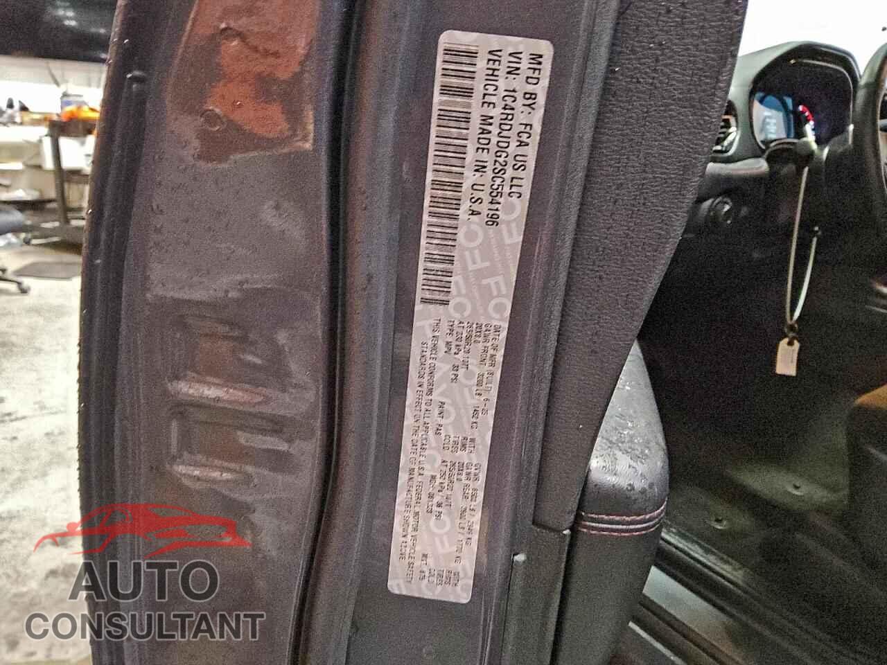 DODGE DURANGO 2025 - 1C4RDJDG2SC554196