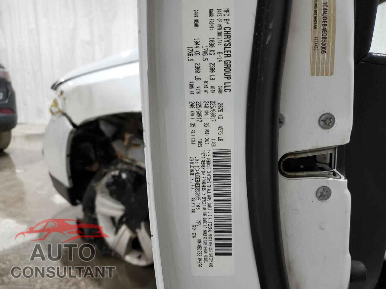JEEP COMPASS 2014 - 1C4NJDEB4ED853005