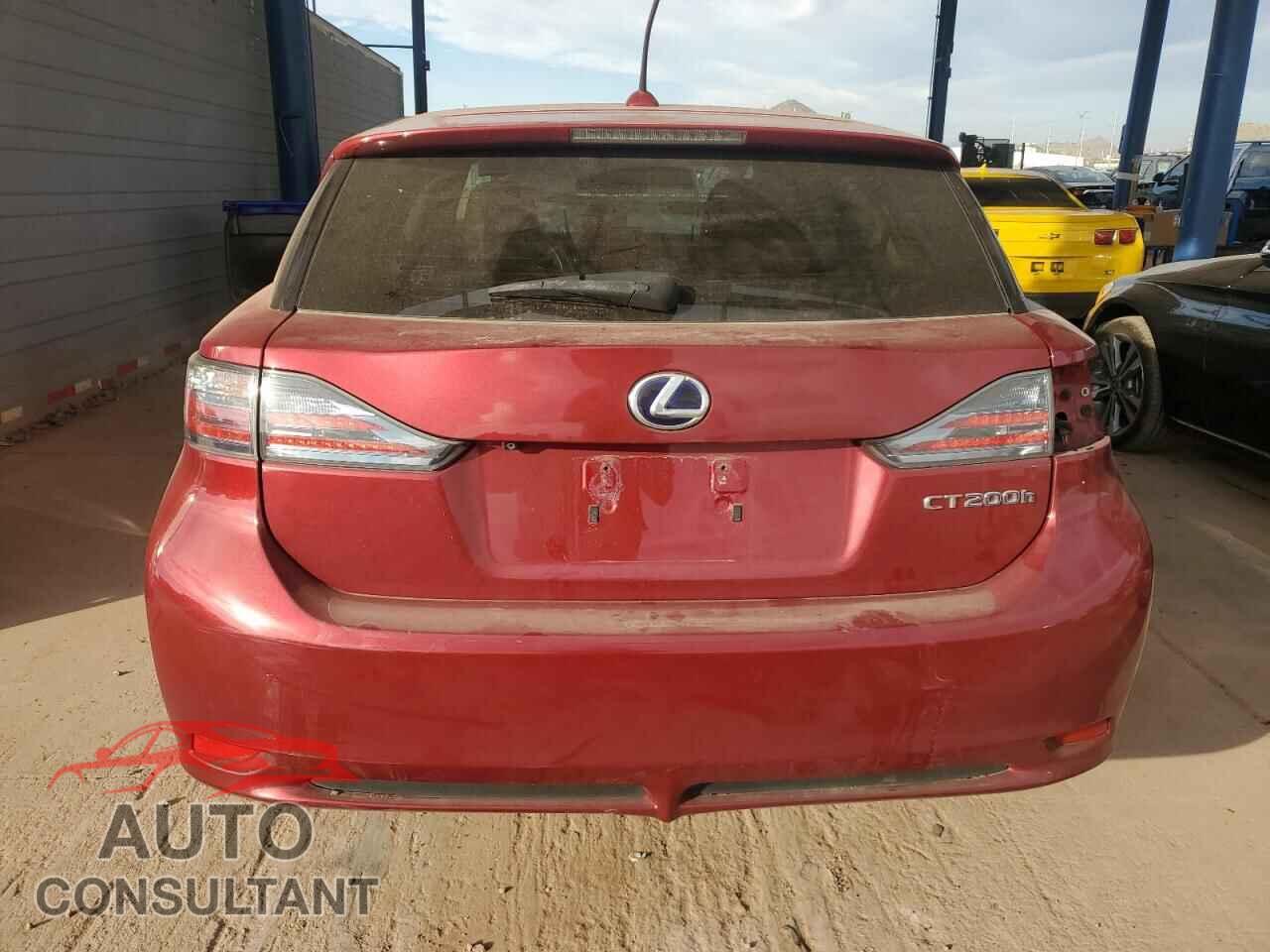 LEXUS CT 200 2012 - JTHKD5BH9C2087644