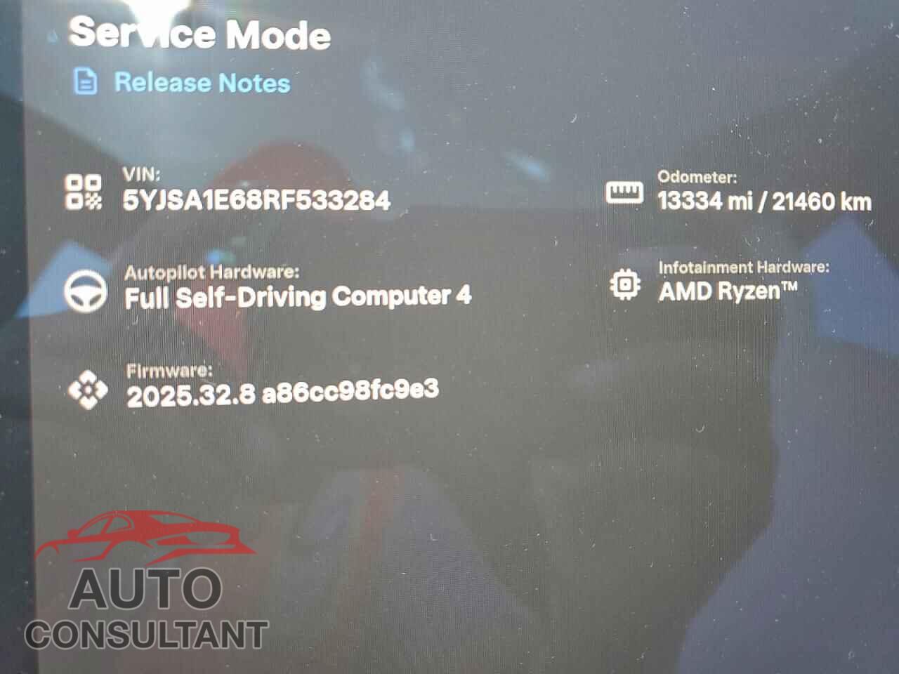 TESLA MODEL S 2024 - 5YJSA1E68RF533284