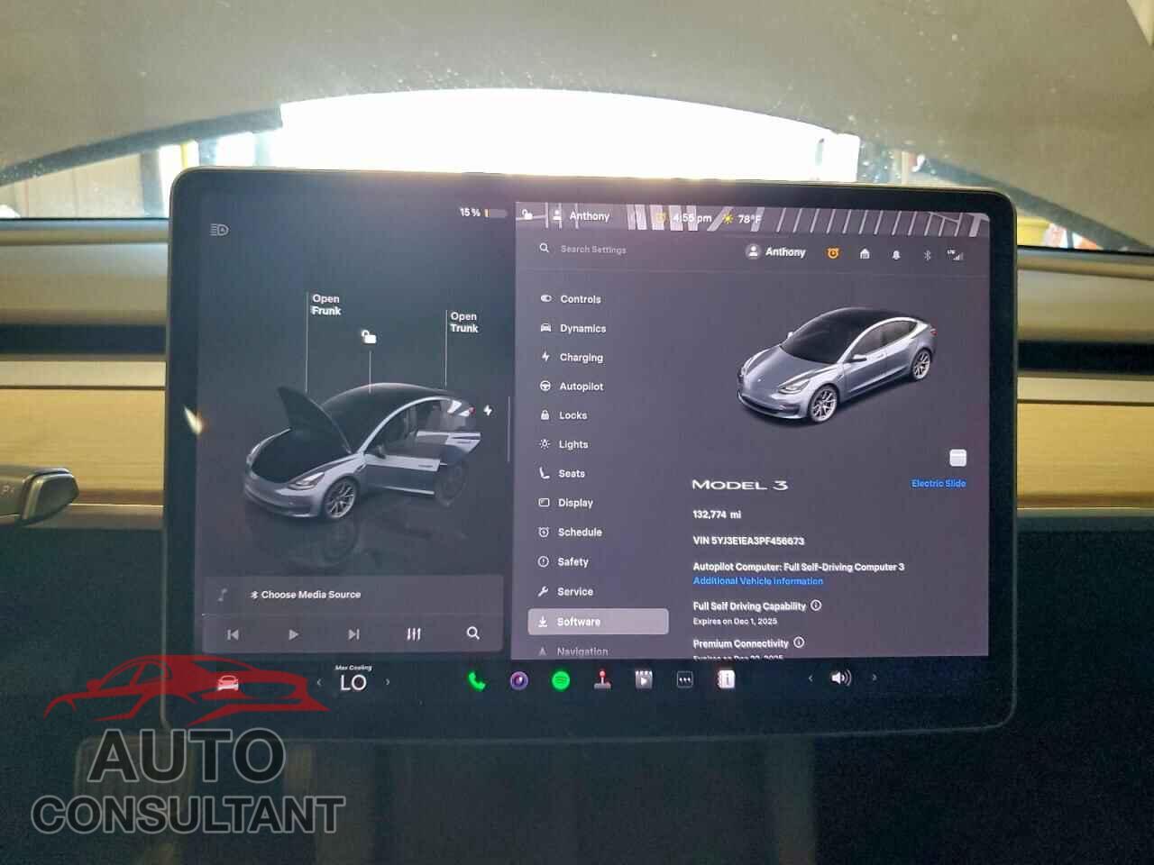 TESLA MODEL 3 2023 - 5YJ3E1EA3PF456673