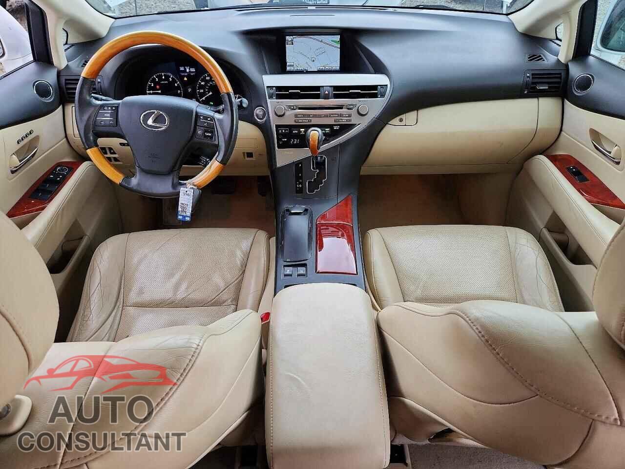 LEXUS RX350 2012 - 2T2BK1BA3CC150947