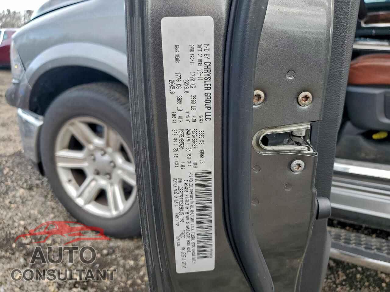 DODGE RAM 1500 2012 - 1C6RD7PT2CS196415