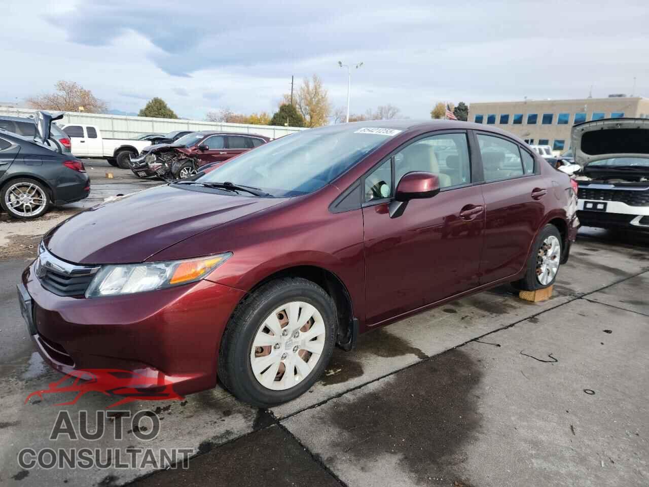 HONDA CIVIC 2012 - 19XFB2F54CE105588