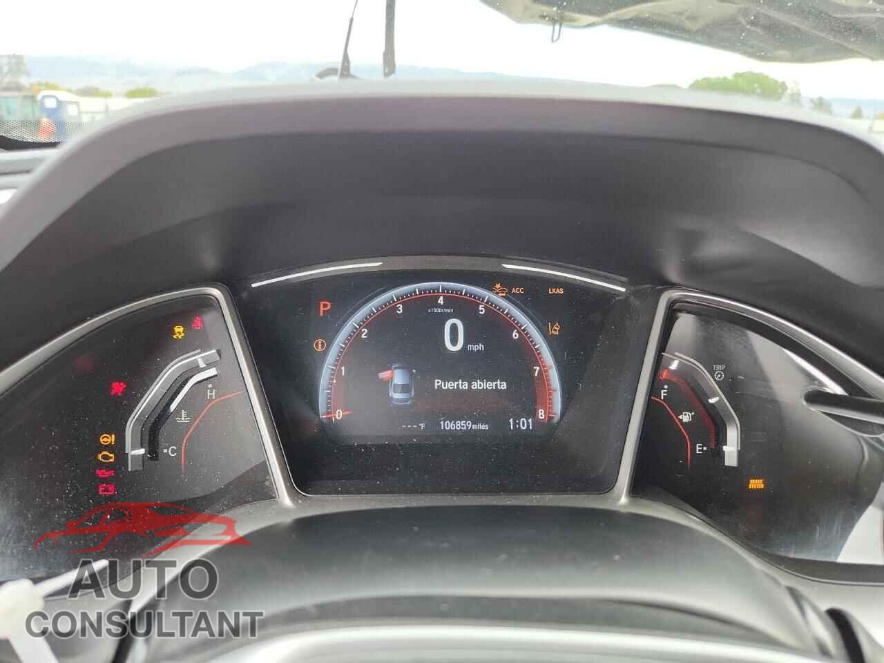 HONDA CIVIC 2019 - 2HGFC2F82KH551475
