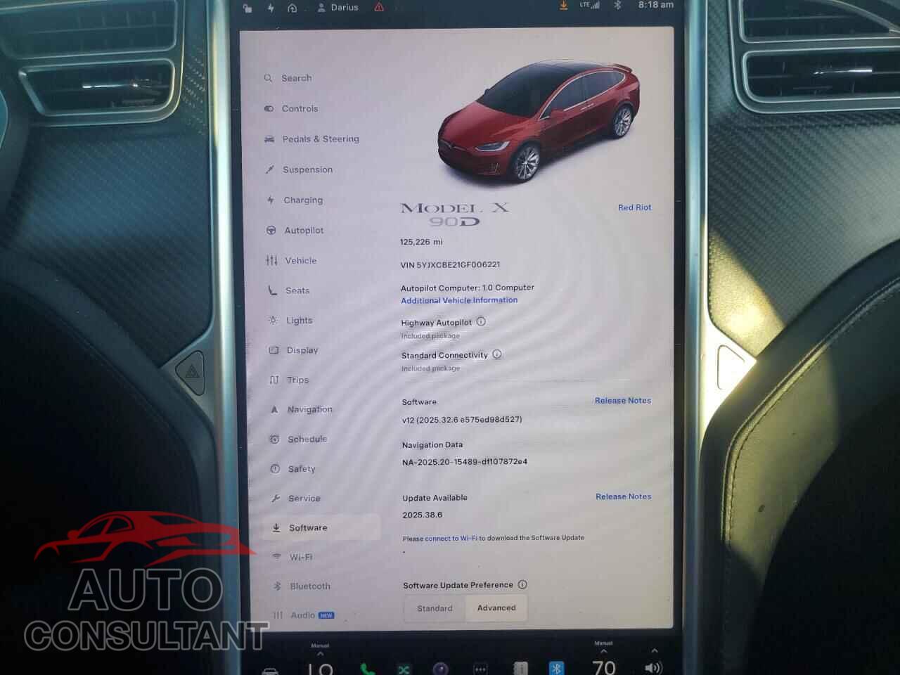 TESLA MODEL X 2016 - 5YJXCBE21GF006221