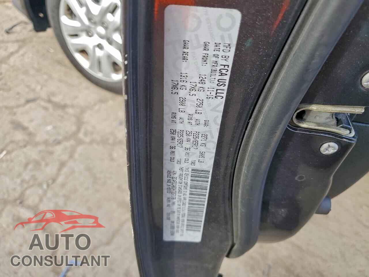 DODGE JOURNEY 2017 - 3C4PDCAB3HT557178