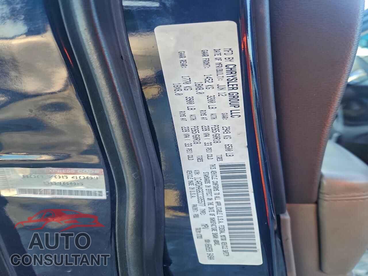DODGE DURANGO 2012 - 1C4RDHAG6CC335577