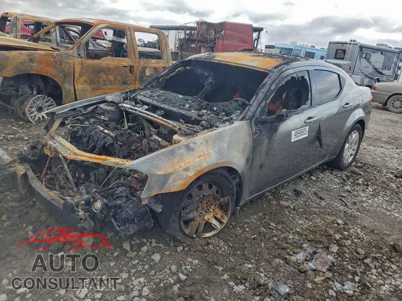 DODGE AVENGER 2012 - 1C3CDZAB2CN252558
