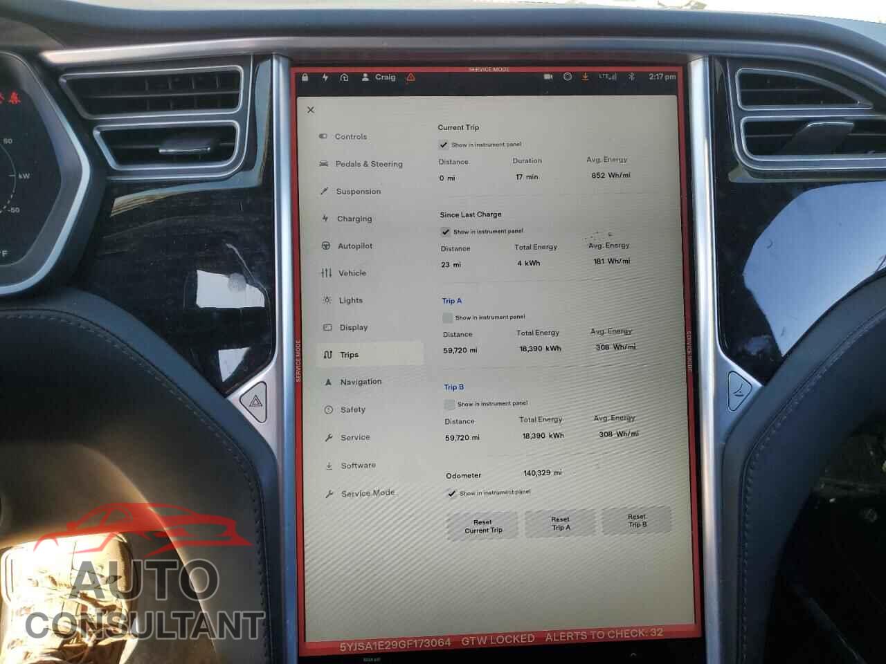 TESLA MODEL S 2016 - 5YJSA1E29GF173064