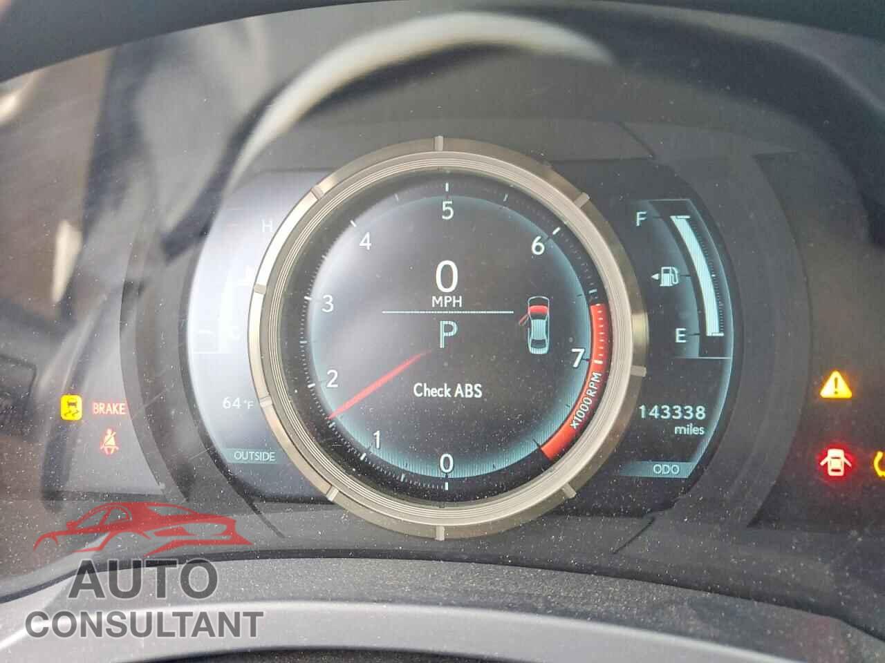 LEXUS IS 2015 - JTHBF1D28F5080456