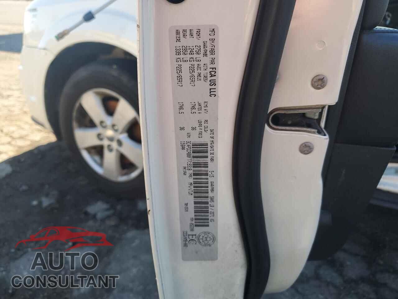 DODGE JOURNEY 2015 - 3C4PDCAB8FT719318