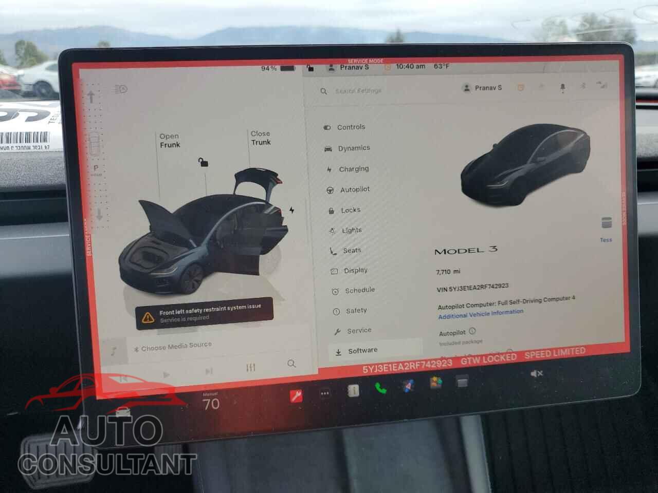 TESLA MODEL 3 2024 - 5YJ3E1EA2RF742923