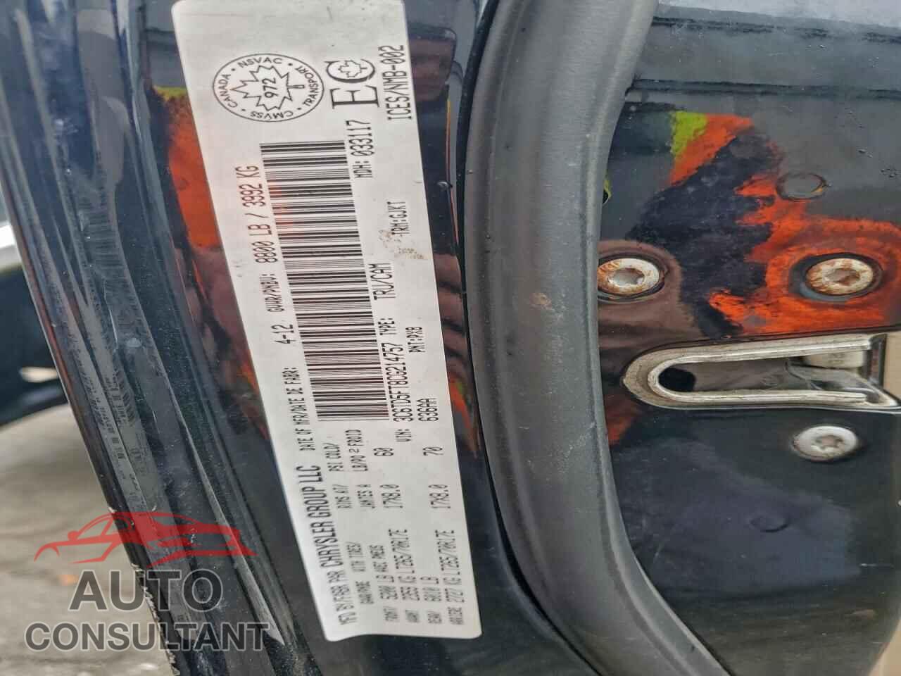 DODGE RAM 2500 2012 - 3C6TD5FT8CG214757