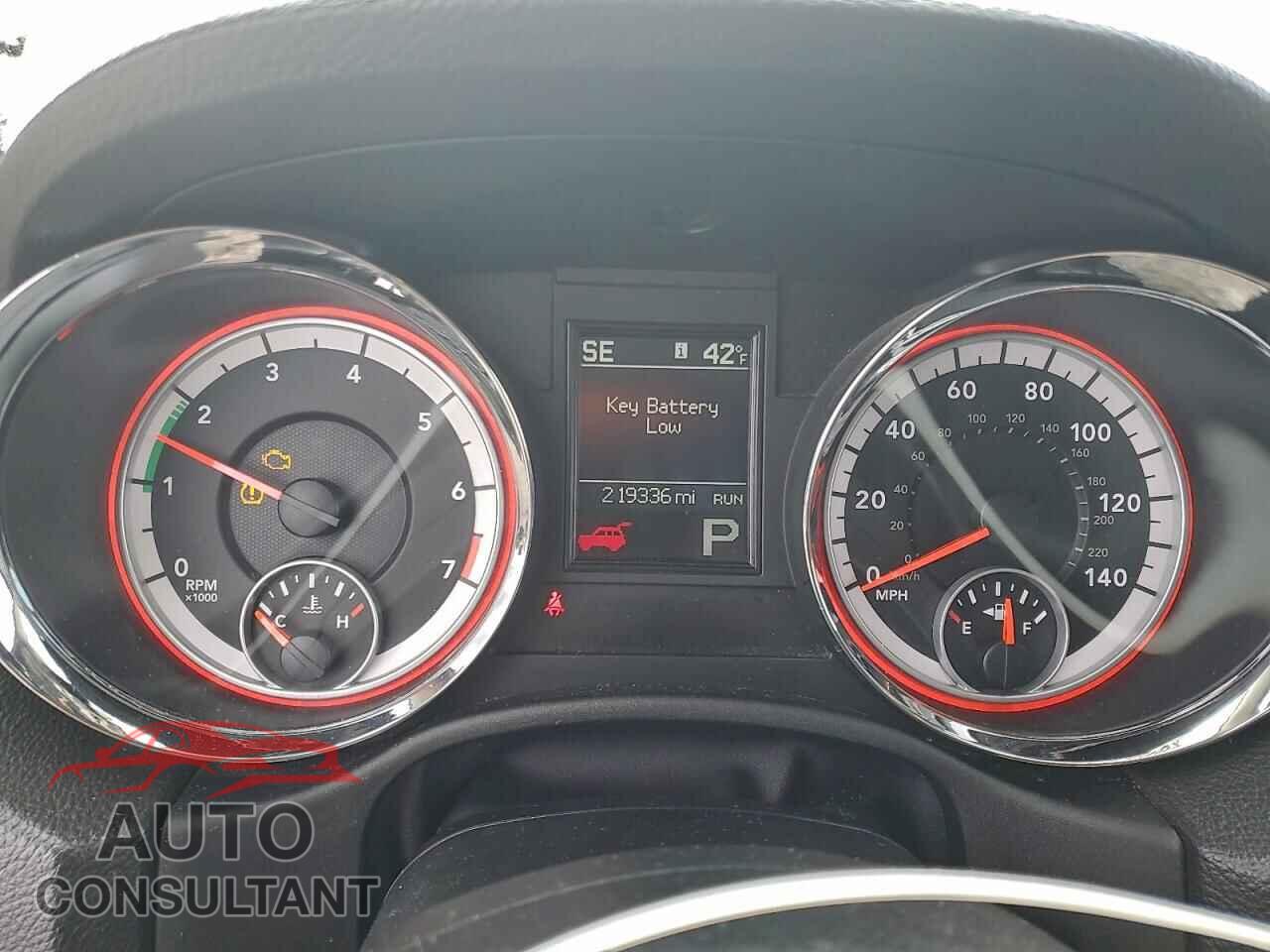 DODGE DURANGO 2012 - 1C4RDJEG7CC322161