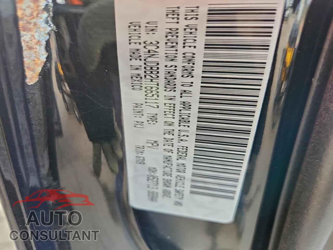 JEEP COMPASS 2017 - 3C4NJDBB2HT665117