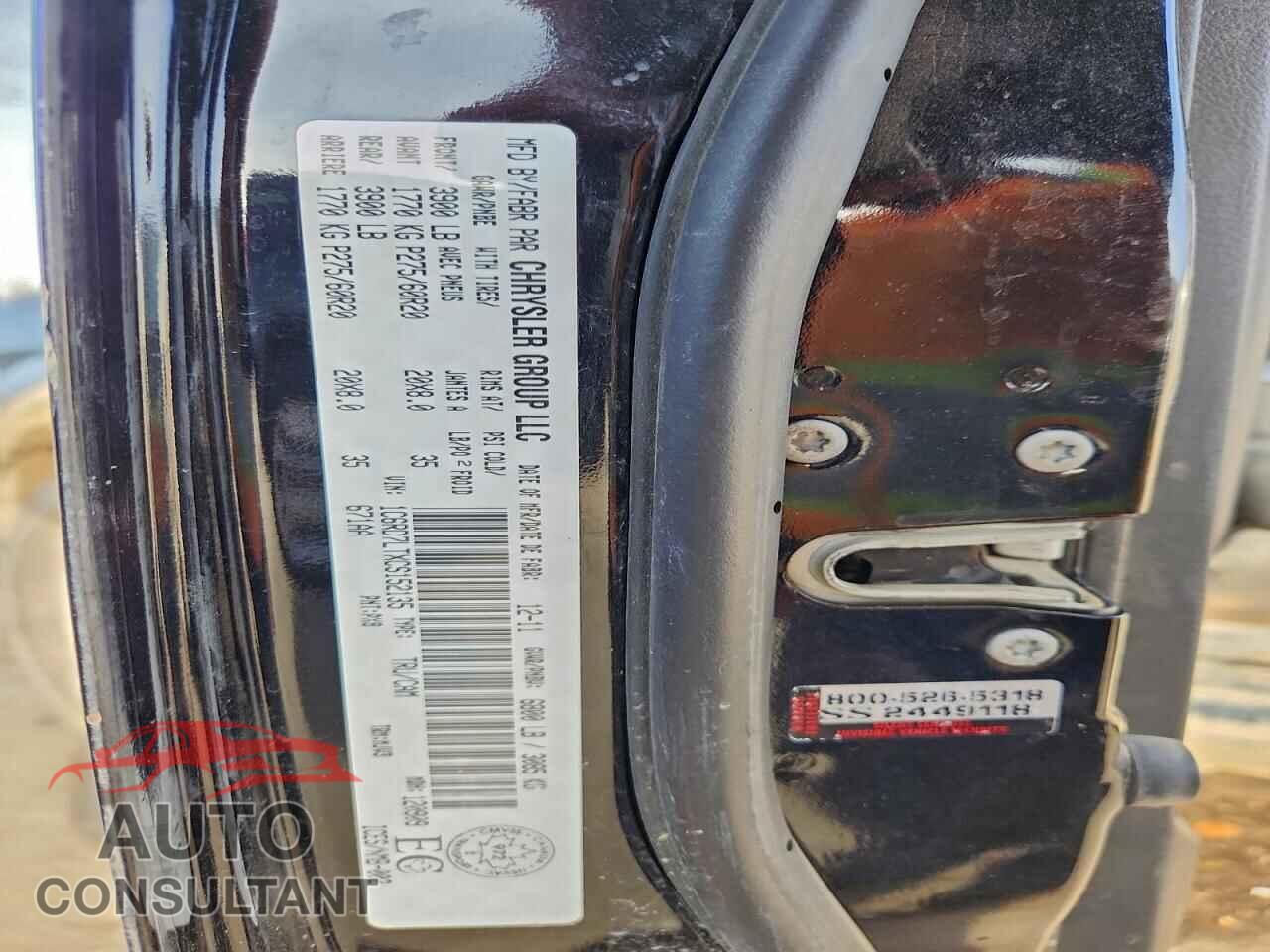 DODGE RAM 1500 2012 - 1C6RD7LTXCS152135