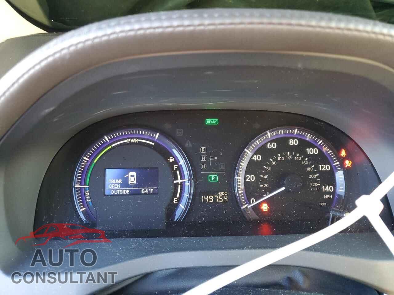 LEXUS HS 2010 - JTHBB1BAXA2022963