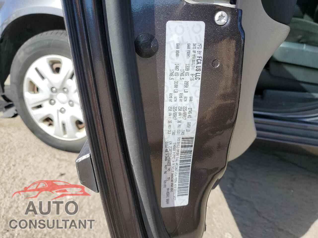 DODGE CARAVAN 2017 - 2C4RDGBG5HR568258