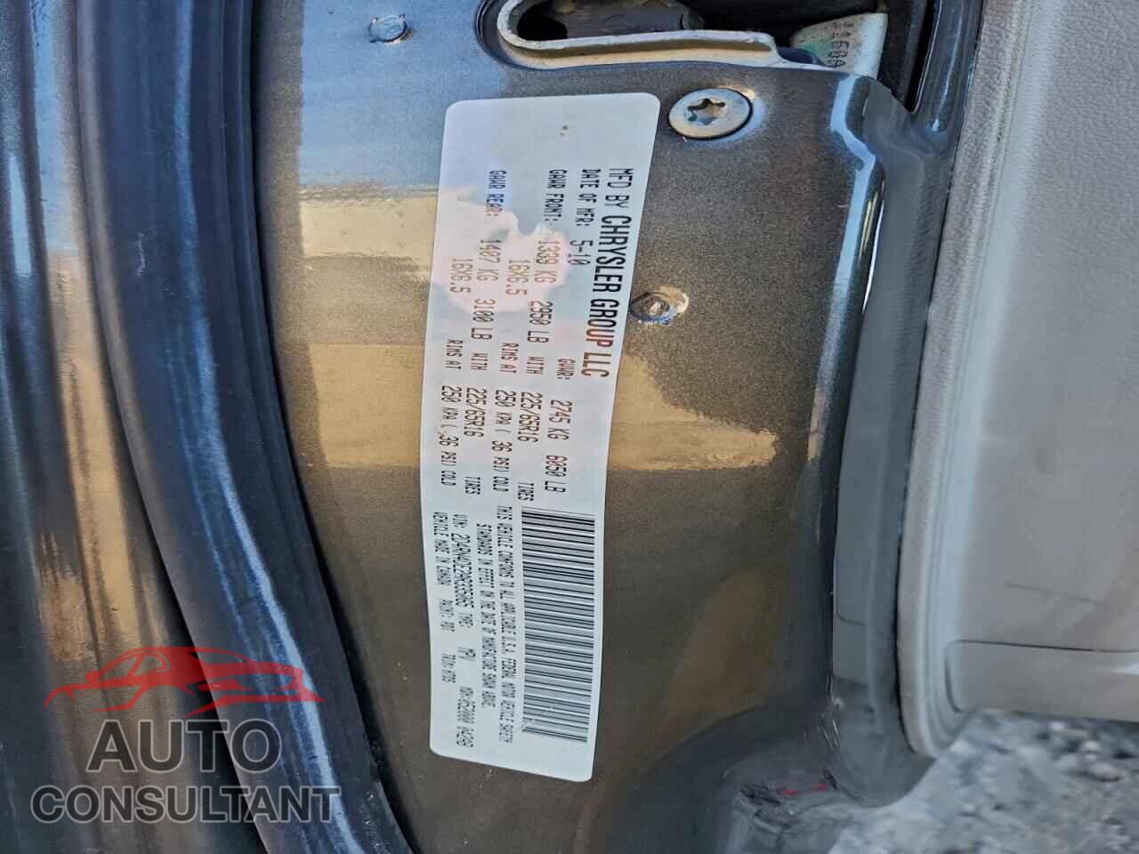 DODGE CARAVAN 2010 - 2D4RN4DE2AR335065