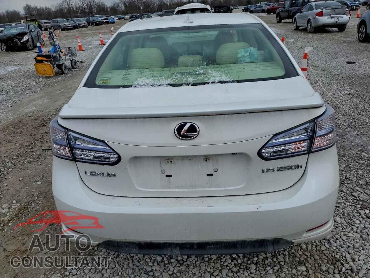 LEXUS HS 2010 - JTHBB1BA1A2001855
