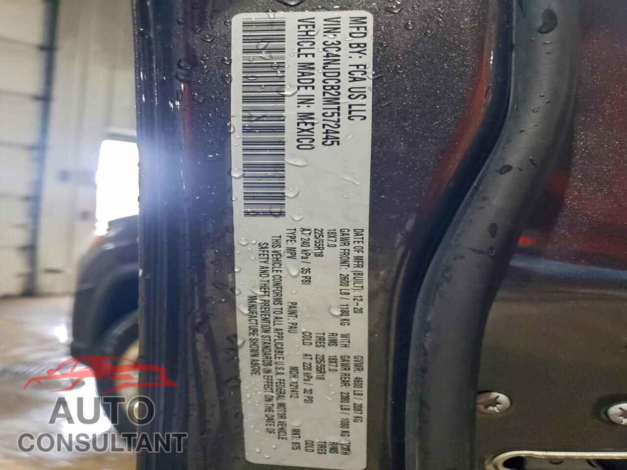 JEEP COMPASS 2021 - 3C4NJDCB2MT572445