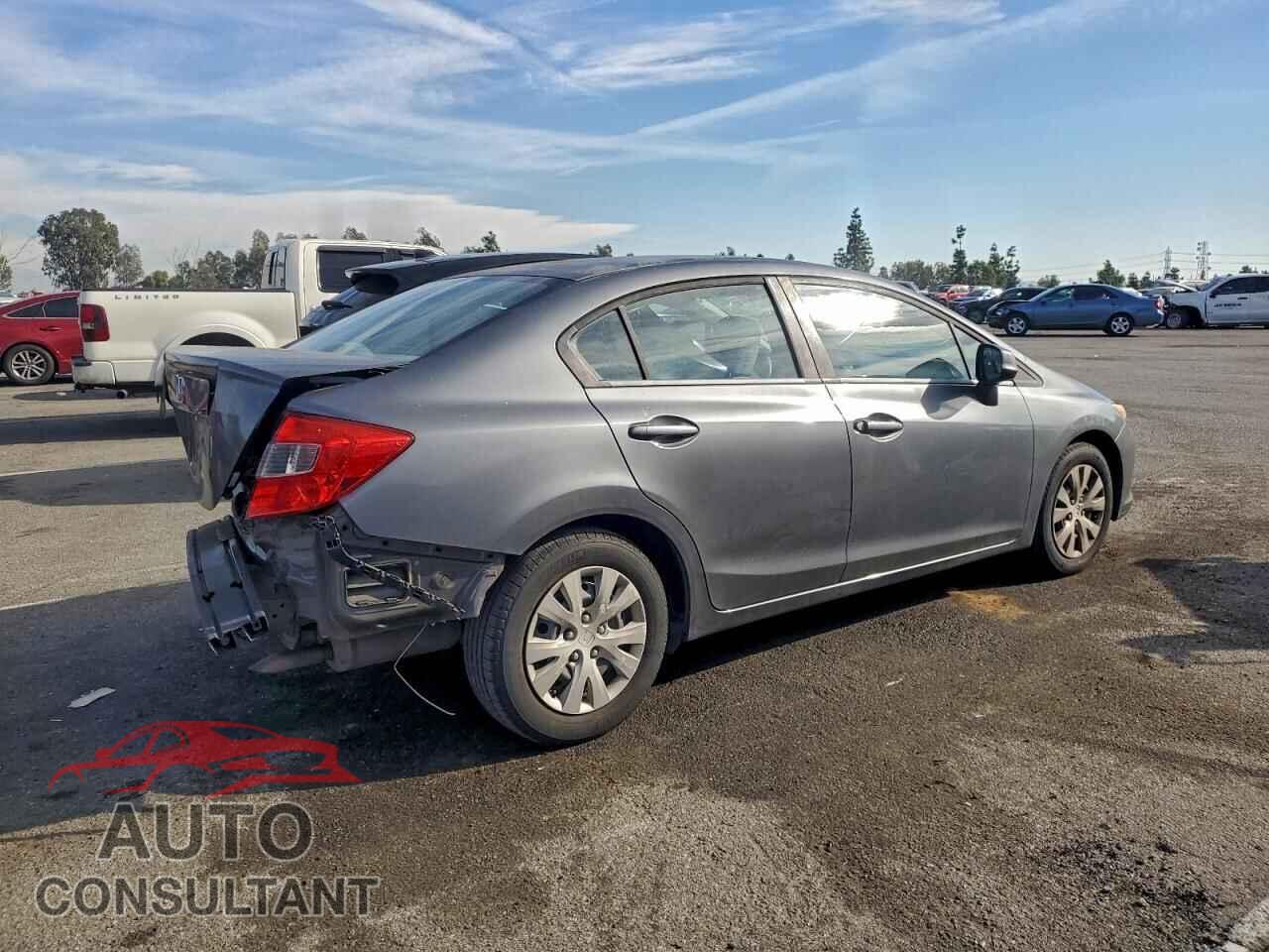 HONDA CIVIC 2012 - 19XFB2F55CE351002