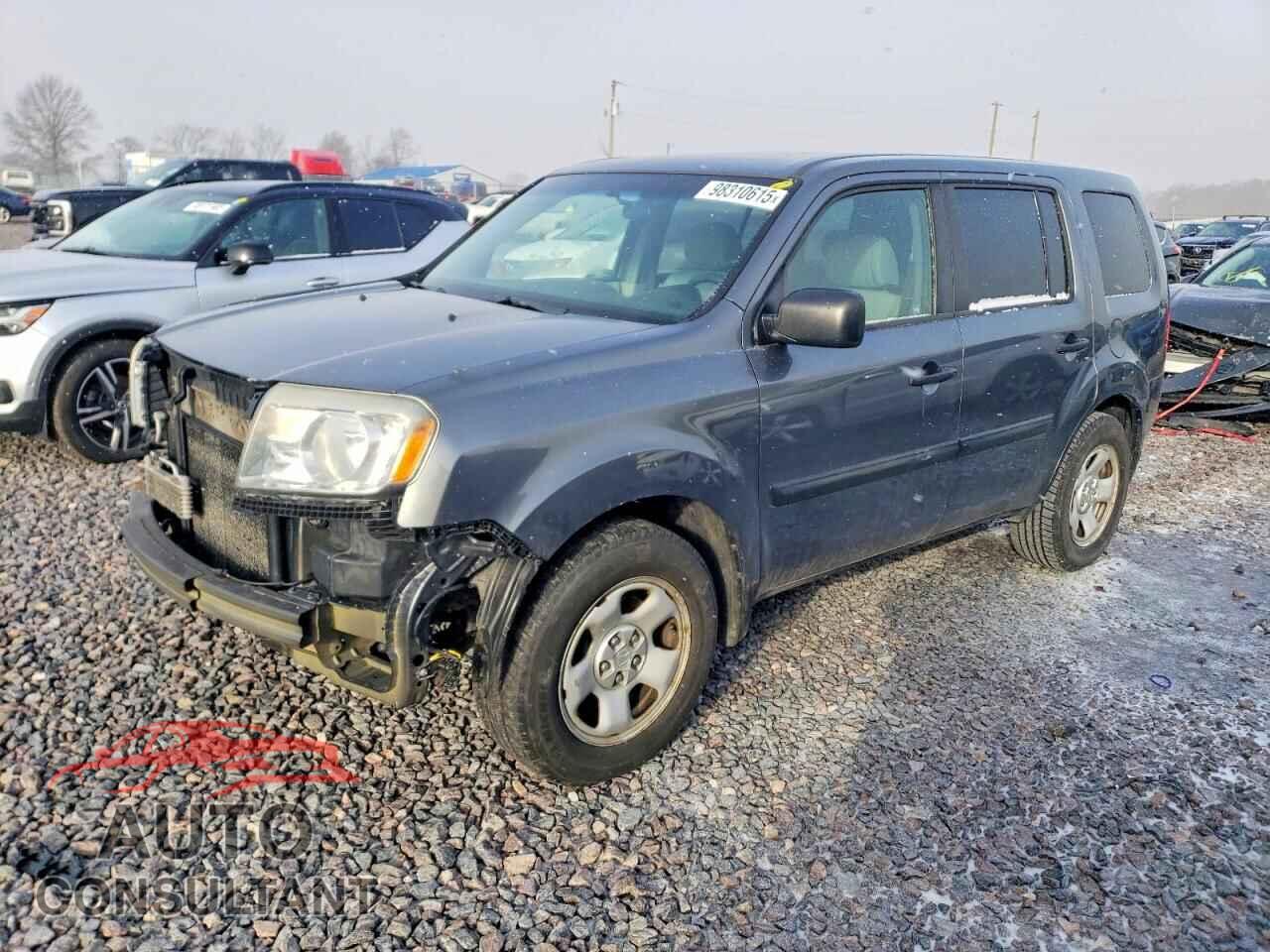 HONDA PILOT 2011 - 5FNYF3H2XBB054810