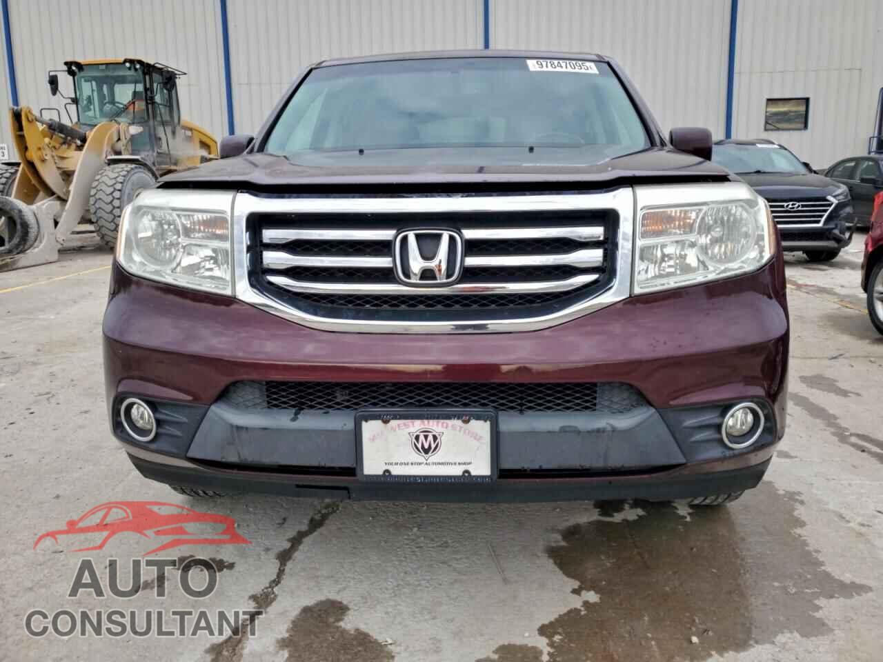 HONDA PILOT 2012 - 5FNYF4H63CB056313