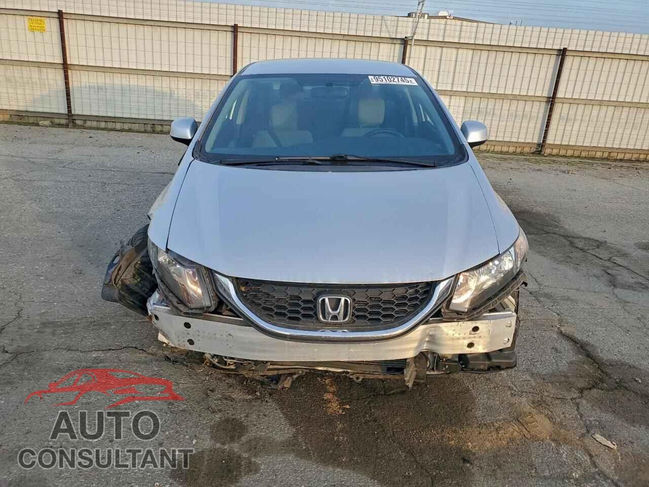 HONDA CIVIC 2013 - 19XFB2F55DE284404