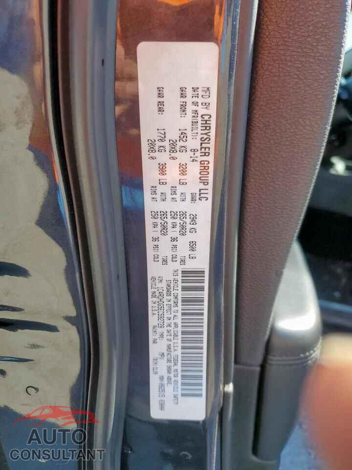 DODGE DURANGO 2014 - 1C4RDHDG5EC592728